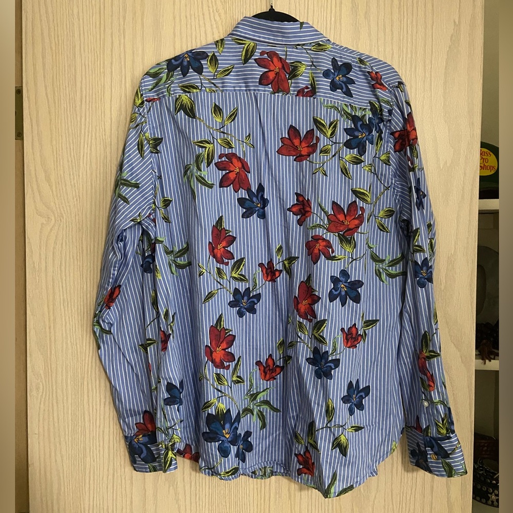 Lauren Ralph Lauren Floral Striped Shirt - Picture 2 of 4